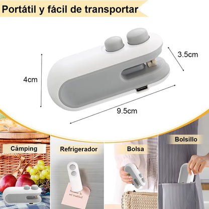 Sellador de bolsas portatil